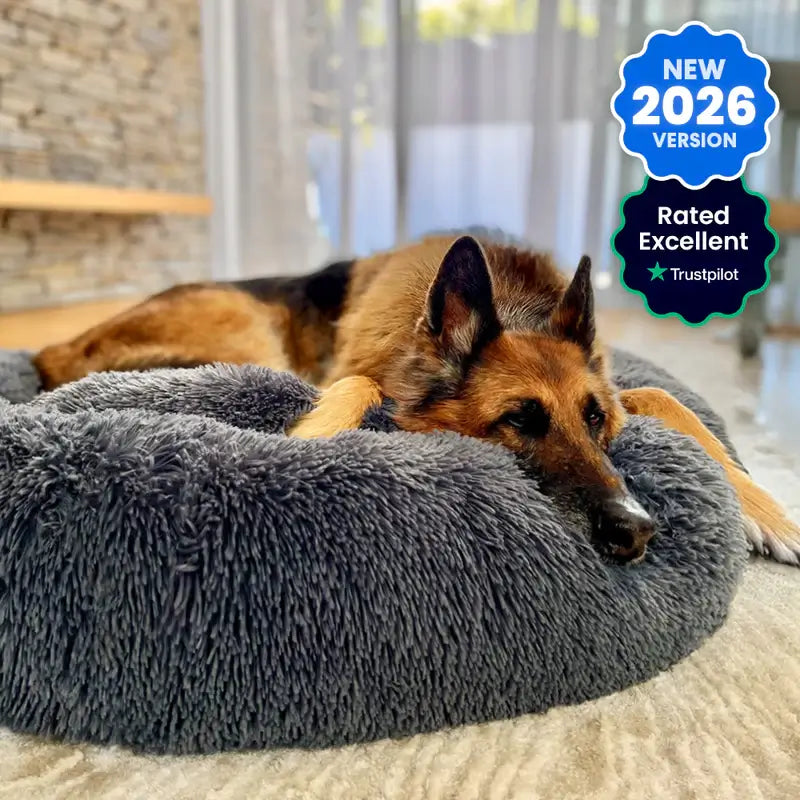 2x Calming Dog Beds + 2x Covers (20% Off)