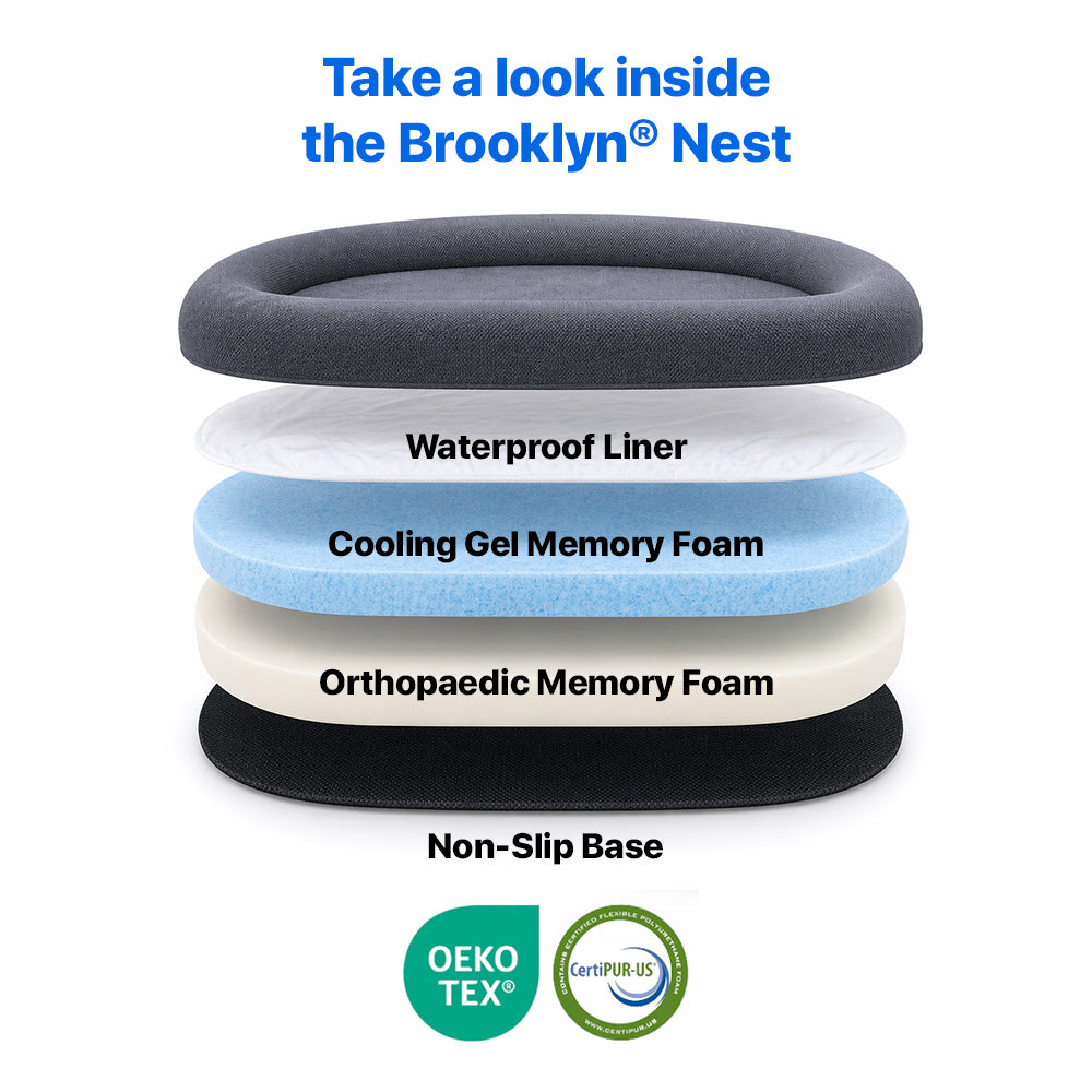 Brooklyn® Nest Dog Bed (Orthopaedic Memory Foam)