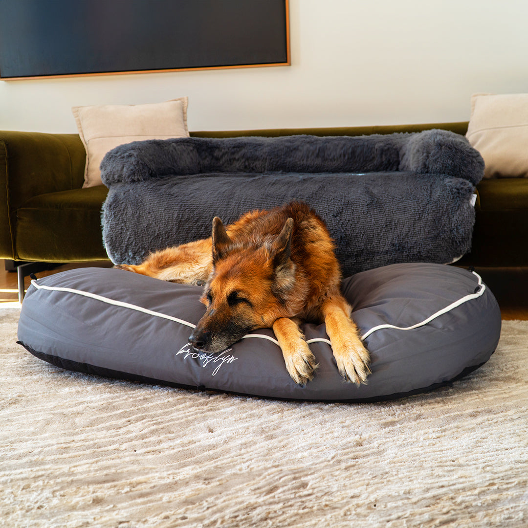 Brooklyn® Chew Proof Luxe Lounger (2-in-1 Dog Bed)