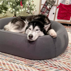 Happy customer with their bed