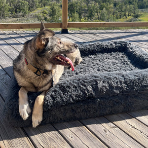 Happy customer with their bed